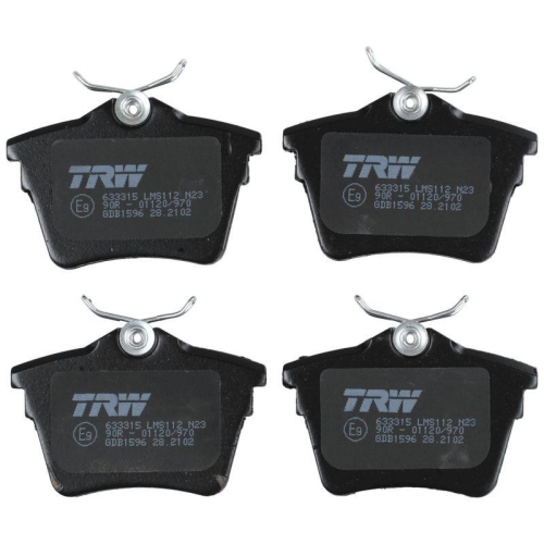 TRW Bremsbelagsatz, Scheibenbremse COTEC GDB1596