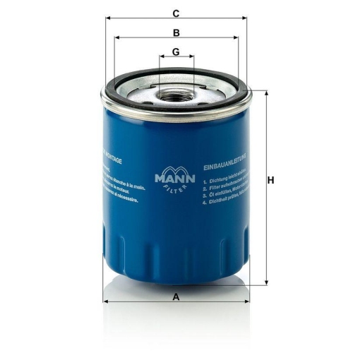MANN-FILTER &Ouml;lfilter W 712/15