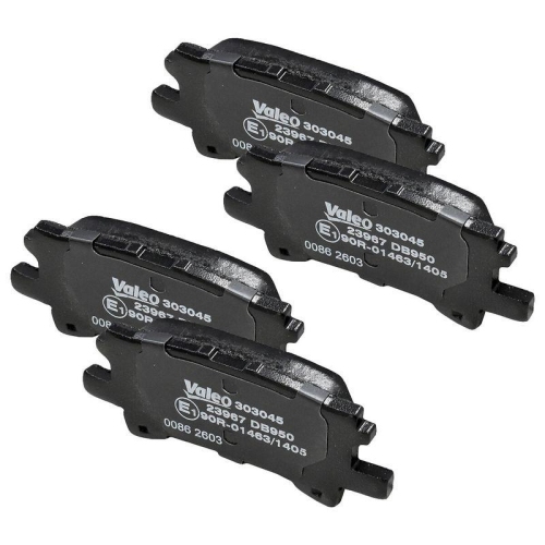 VALEO Bremsbelagsatz, Scheibenbremse ESSENTIAL 303045