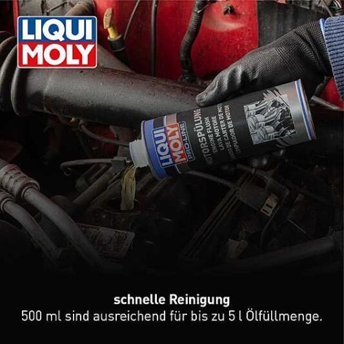 2x Liqui Moly Pro-Line Motorspülung Öl-Additiv 500 ml Dose - 2427