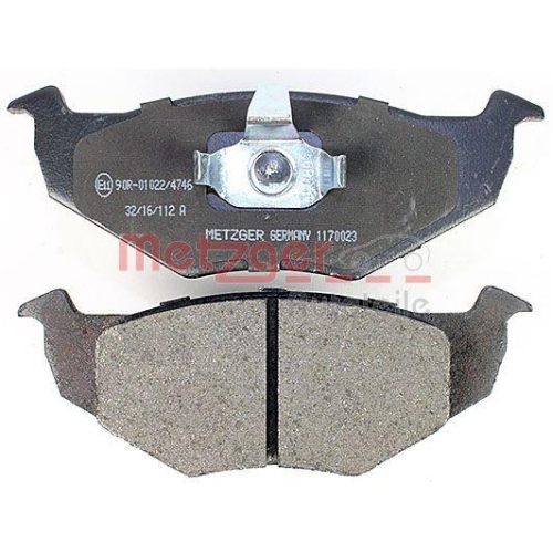 METZGER AUTOTEILE Bremsbelagsatz, Scheibenbremse 1170023