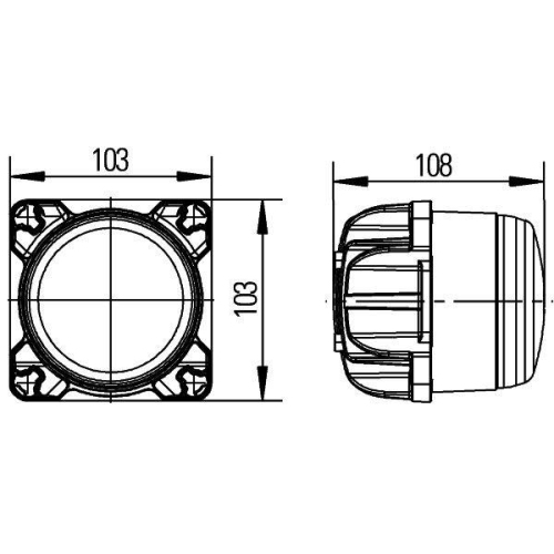 HELLA Arbeitsscheinwerfer 1G0 996 263-501