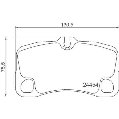 HELLA Bremsbelagsatz, Scheibenbremse 8DB 355 013-791