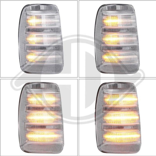 DIEDERICHS Blinkleuchtensatz HD Tuning 1456271