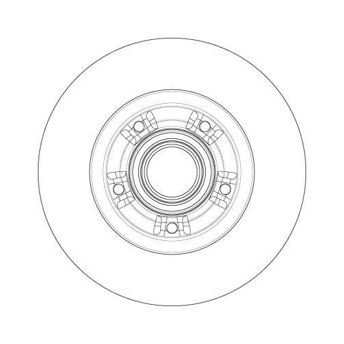 TRW Bremsscheibe TRW SINGLE DF6203BS