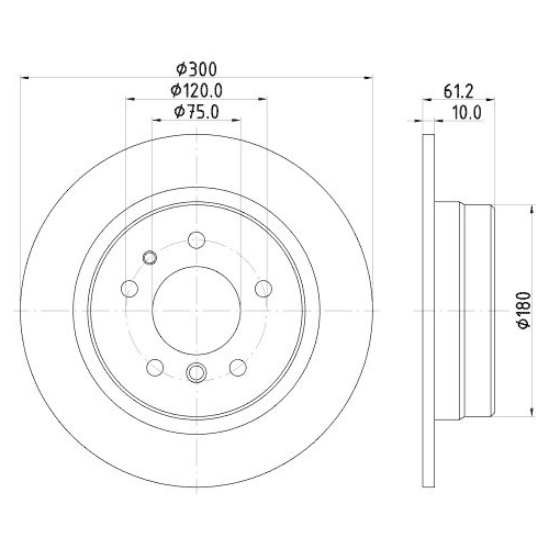 HELLA Bremsscheibe PRO 8DD 355 101-731