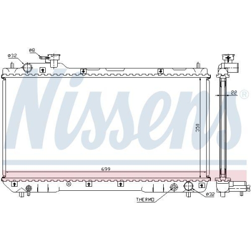 NISSENS K&uuml;hler, Motork&uuml;hlung 64629A