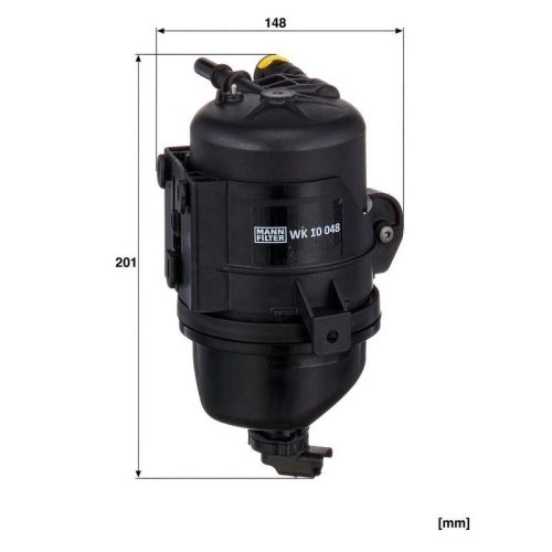 MANN-FILTER Kraftstofffilter WK 10 048