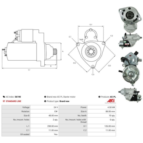 AS-PL Starter AS S6190