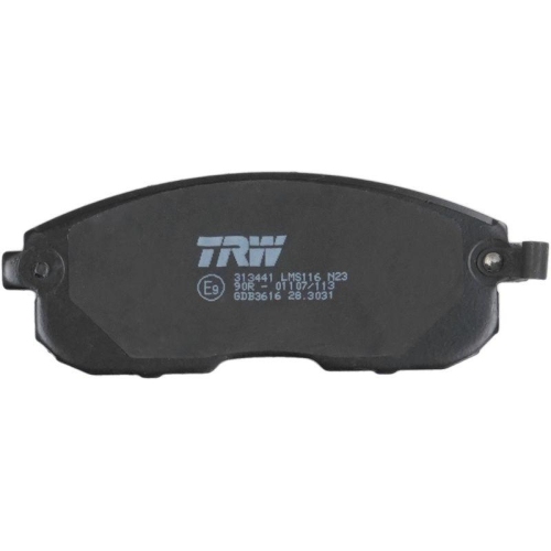 TRW Bremsbelagsatz, Scheibenbremse GDB3616