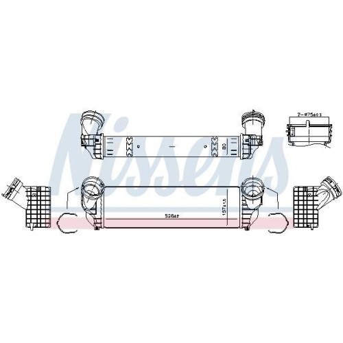 NISSENS Ladeluftk&uuml;hler 961344