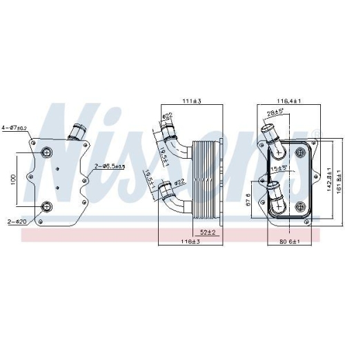 NISSENS &Ouml;lk&uuml;hler, Motor&ouml;l 90919