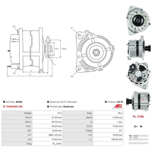 AS-PL Generator AS A0436