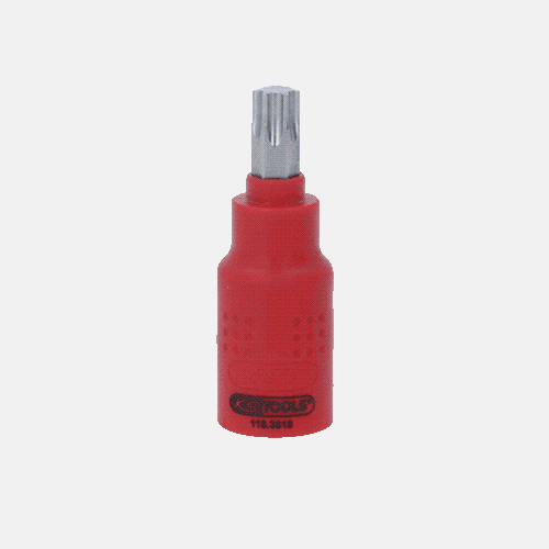 3/8 Zoll Isolierte Bit-Stecknuss Torx, T50, 60mm KS TOOLS 118.3818