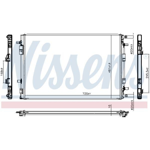 NISSENS K&uuml;hler, Motork&uuml;hlung 607310
