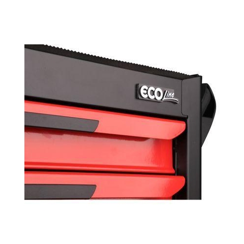 ECOline SCHWARZ/ROT Werkstattwagen mit 7 Schubladen KS TOOLS 897.0007