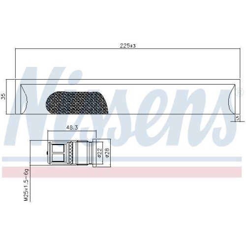 NISSENS Trockner, Klimaanlage 95576