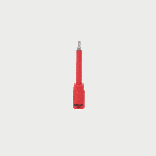3/8 Zoll Isolierte Bit-Stecknuss Torx, T25, 122mm KS TOOLS 118.3823