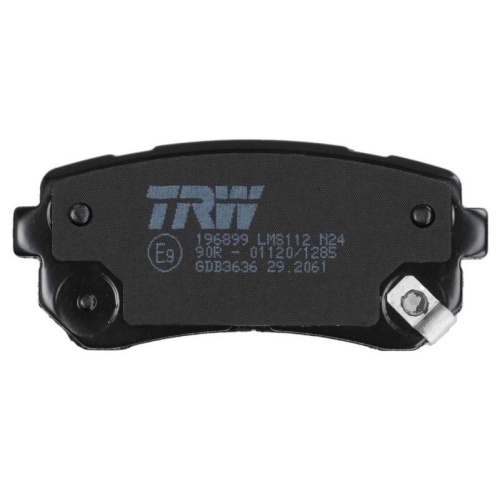 TRW Bremsbelagsatz, Scheibenbremse GDB3636