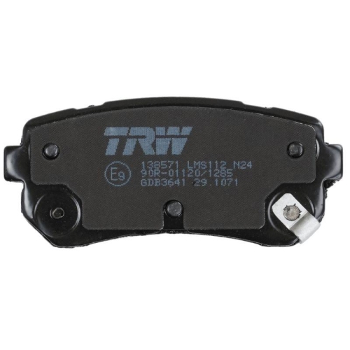 TRW Bremsbelagsatz, Scheibenbremse GDB3641