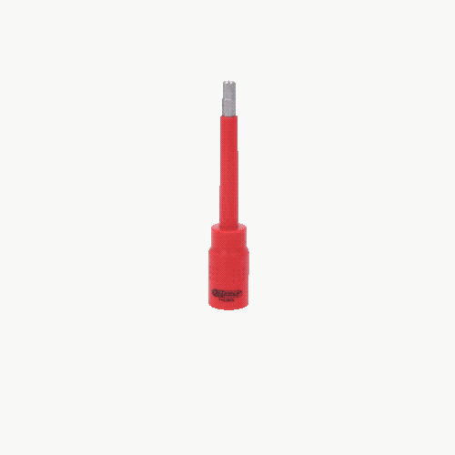 3/8 Zoll Isolierte Bit-Stecknuss Innensechskant, 6mm, 122mm lang KS TOOLS