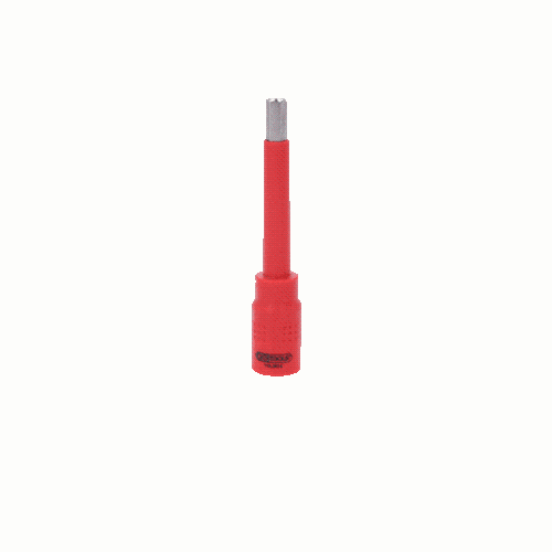 3/8 Zoll Isolierte Bit-Stecknuss Innensechskant, 8mm, 122mm lang KS TOOLS