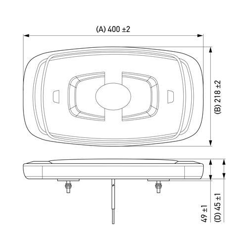 HELLA Warnleuchte 2RL 014 565-321
