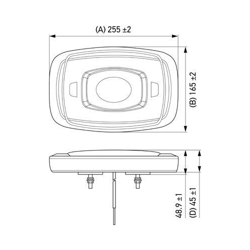 HELLA Warnleuchte 2RL 014 566-011