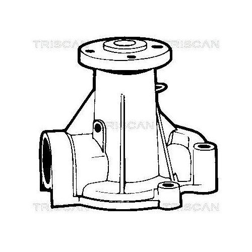 TRISCAN Wasserpumpe, Motork&uuml;hlung 8600 27101