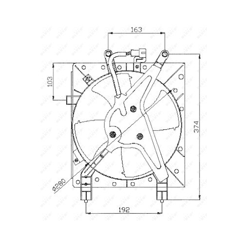 NRF L&uuml;fter, Motork&uuml;hlung 47044