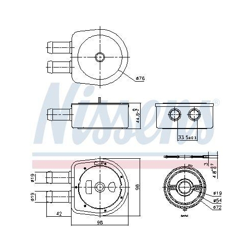NISSENS &Ouml;lk&uuml;hler, Motor&ouml;l 91203