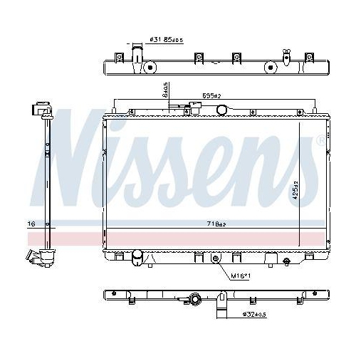NISSENS K&uuml;hler, Motork&uuml;hlung 606945