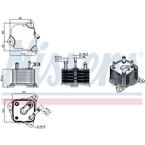 NISSENS &Ouml;lk&uuml;hler, Automatikgetriebe 91597