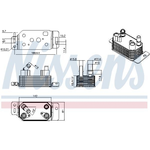 NISSENS &Ouml;lk&uuml;hler, Automatikgetriebe 91600