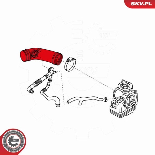 ESEN SKV Ladeluftschlauch 43SKV102