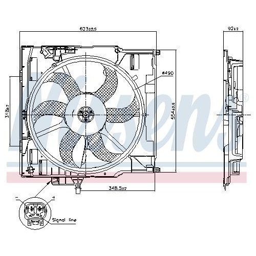 NISSENS Lüfter, Motorkühlung 850079