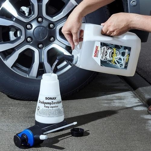 2x SONAX FelgenBeast Felgen Reiniger 5 Liter Kanister mit Ausgie&szlig;er 04335000