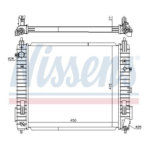 NISSENS K&uuml;hler, Motork&uuml;hlung 606139