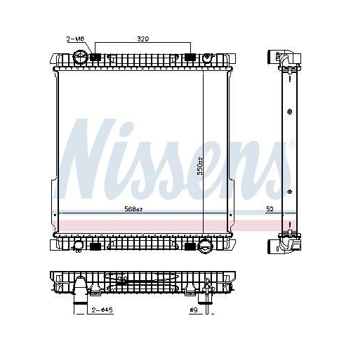 NISSENS K&uuml;hler, Motork&uuml;hlung 606872