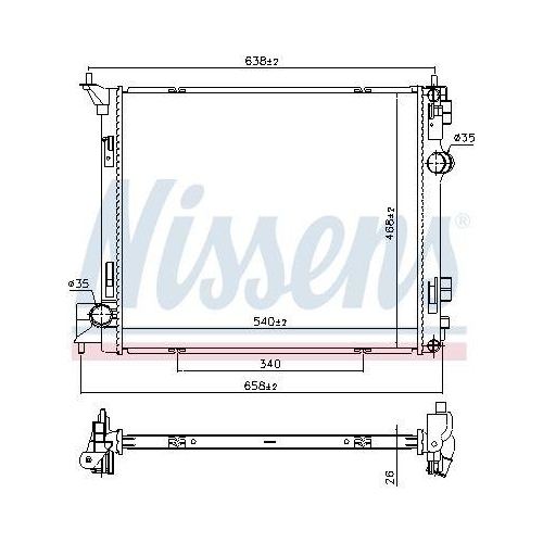 NISSENS K&uuml;hler, Motork&uuml;hlung 68788