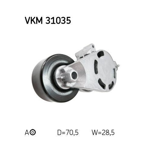 SKF Riemenspanner, Keilrippenriemen VKM 31035