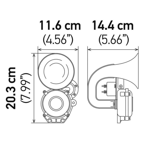 HELLA Fanfare 3PA 013 410-011