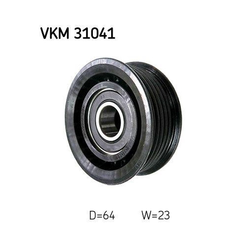 SKF Umlenk-/Führungsrolle, Keilrippenriemen VKM 31041