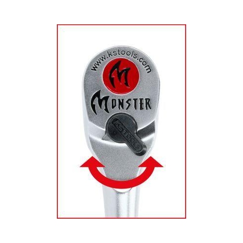 1/4 Zoll Monster Bit-Umschaltknarre, 125mm KS TOOLS 935.1495