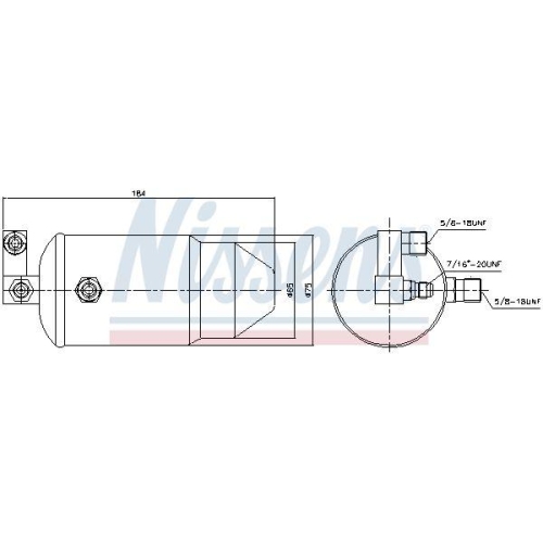 NISSENS Trockner, Klimaanlage 95010
