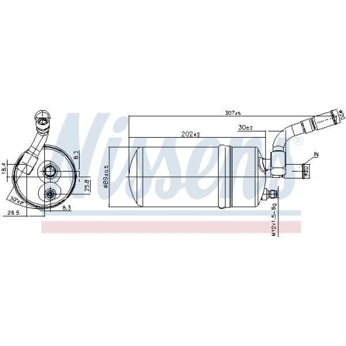 NISSENS Trockner, Klimaanlage 95129
