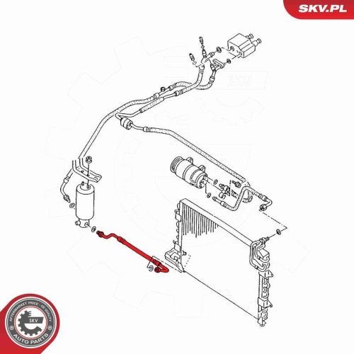 ESEN SKV Hochdruckleitung, Klimaanlage 43SKV511