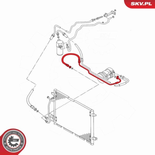 ESEN SKV Hochdruckleitung, Klimaanlage 43SKV513
