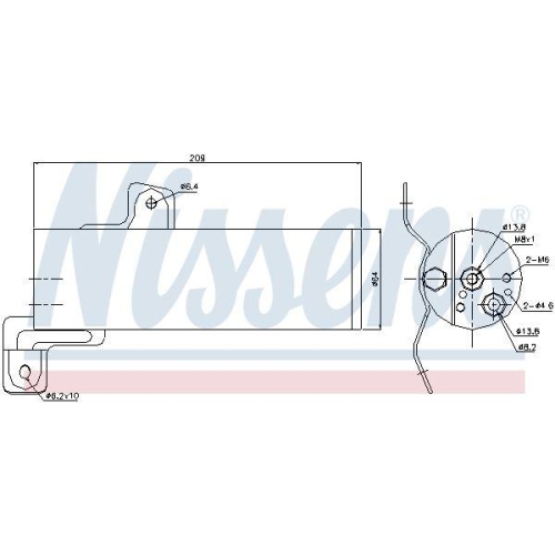 NISSENS Trockner, Klimaanlage 95497