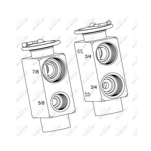NRF Expansionsventil, Klimaanlage 38392